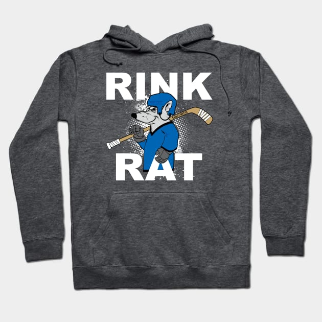 Rink Rat Hockey Hoodie by SaucyMittsHockey